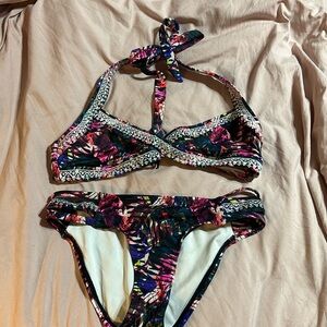Pink Victoria secret swimsuit never used extra small